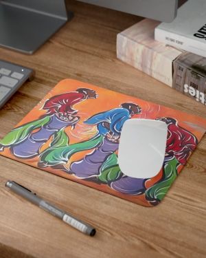 Vibrant Artistic Desk Mouse Pad – Unique Colorful Design for Home Office