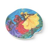 Colorful Soapstone Car Coasters – Designed by Antigua Artist Edison Liburd