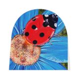 Colorful Ladybug Baby Beanie – designed by Antigua artist Edison Liburd